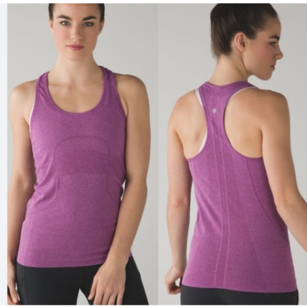 Lululemon Swiftly Tech Racerback Purple Tank Top.